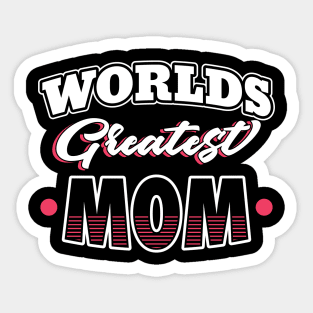 'World's Greatest Mom' Mother's Day Greatest Mom Sticker